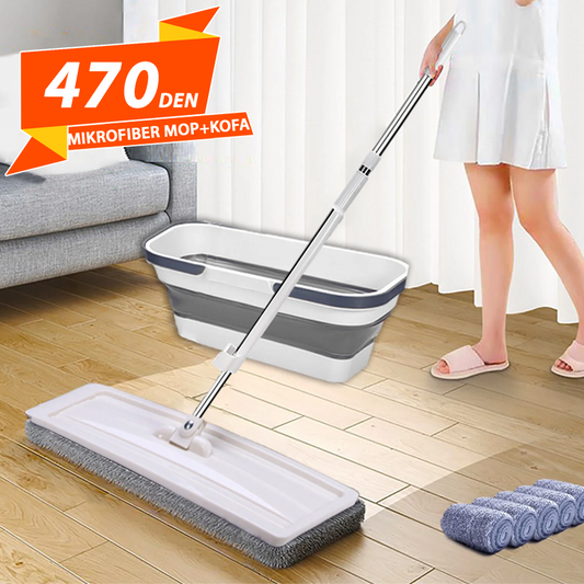 Mikrofiber Mop + Kofa