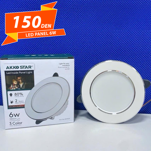 Led Panel Vgraden 6w