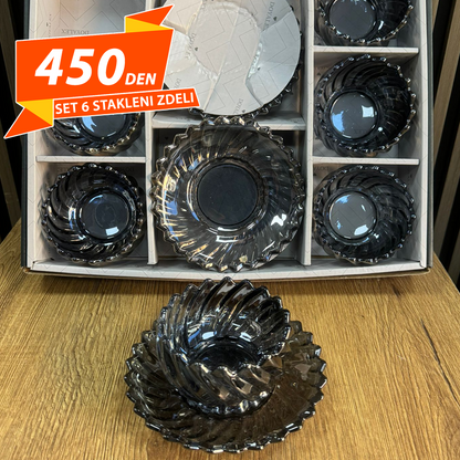 Set 6 Stakleni Zdeli