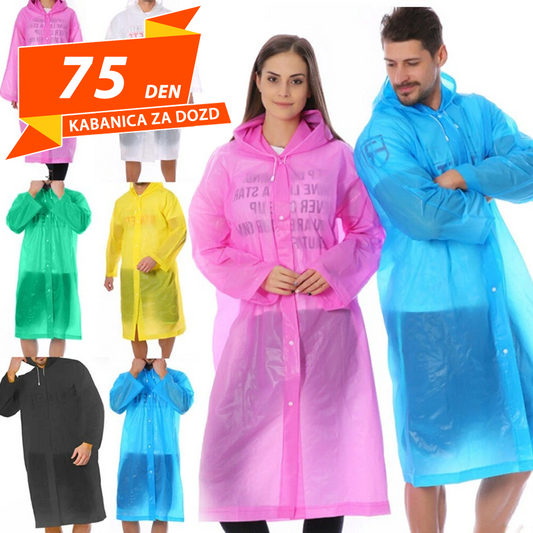 Kabanica za Dozd za Vozrasni