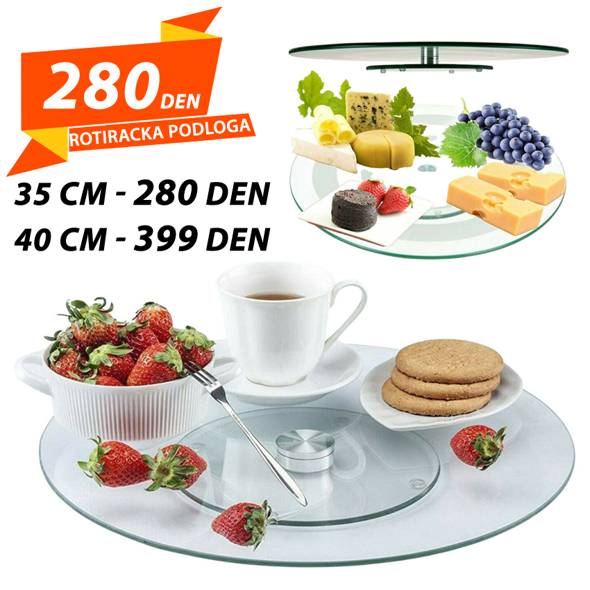 Rotiracka Podloga Staklena