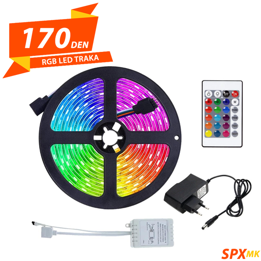 Rgb Led Traka 5m + Dalinsko