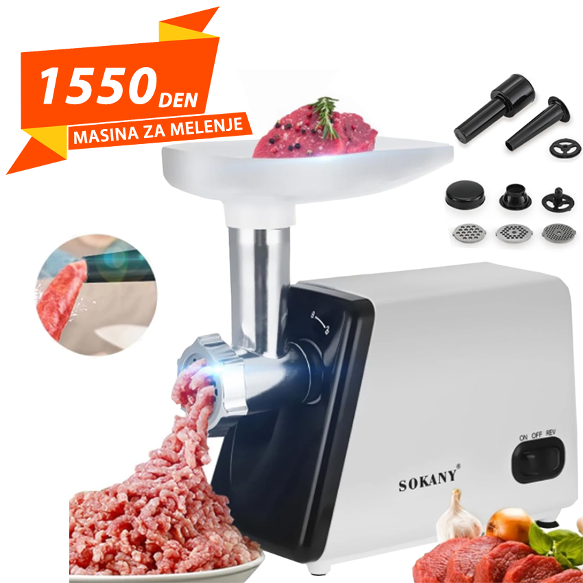 Elektricna Masina za Melenje Meso & Piperki