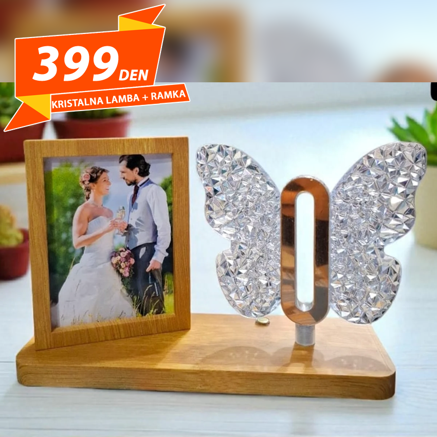 Kristalna Lamba + Ramka