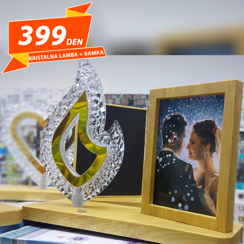 Kristalna Lamba + Ramka