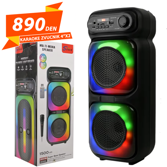 Karaoke Zvucnik 4" x2