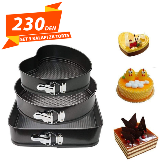 Set 3 Kalap za Torta