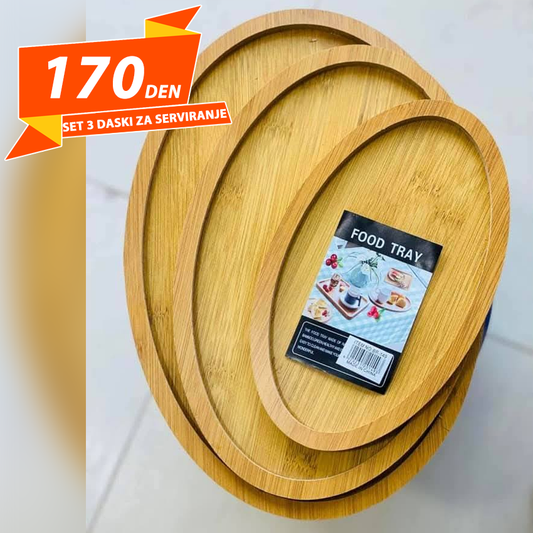 Set 3 Daski za Serviranje