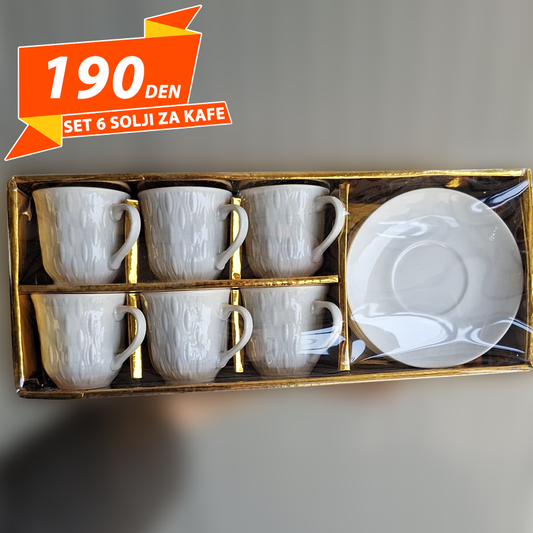Set 6 Solji za Kafe