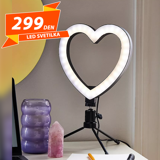 Led Svetilka vo Oblik na Srce