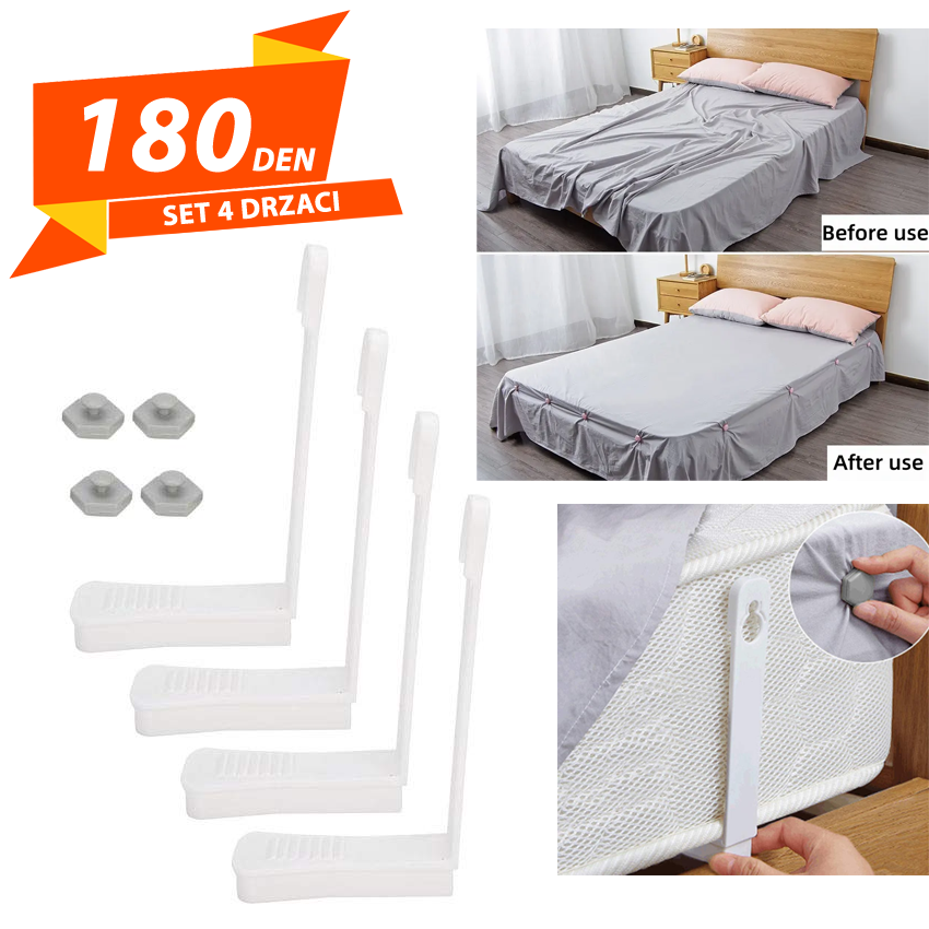Set 4 Drzaci za Postelnina