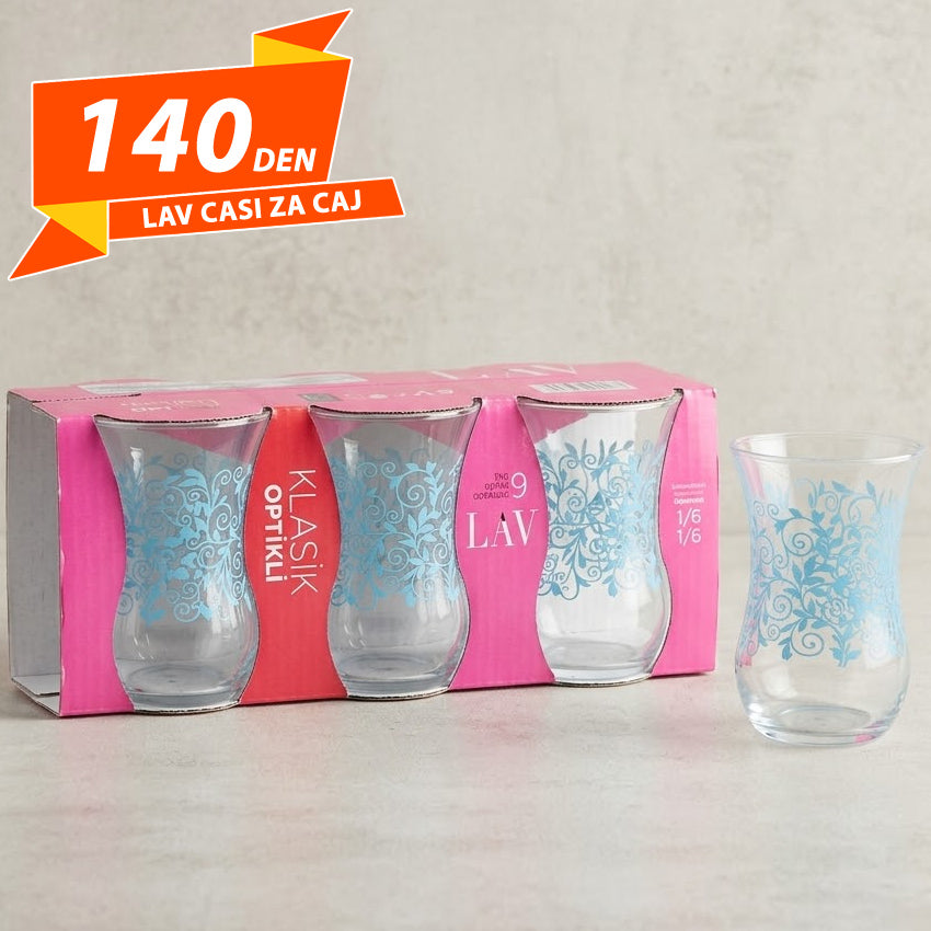 Set 6 Casi za Caj LAV