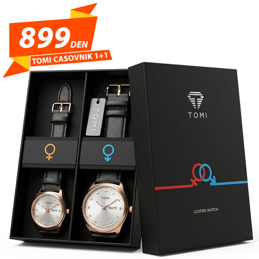 Set Tomi Maski & Zenski Casovnik 1+1