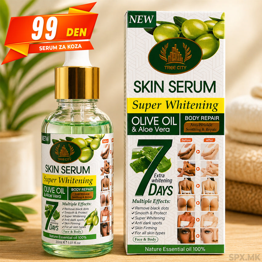 Serum za Koza od Maslinovo Maslo & Aloe Vera