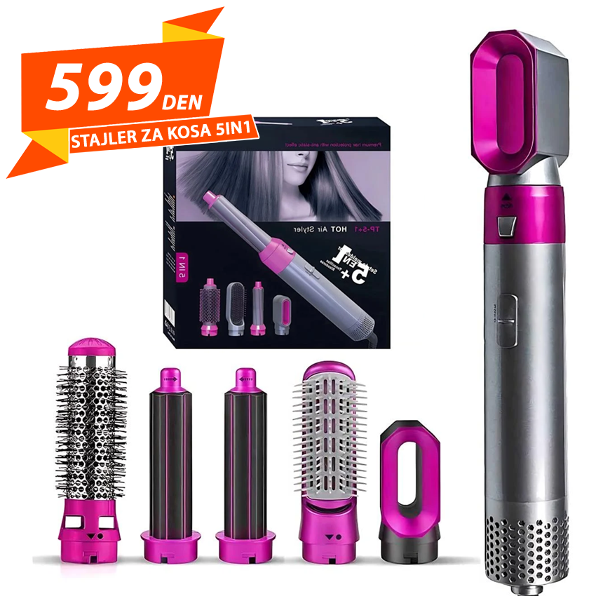 Stajler za Kosa 5in1