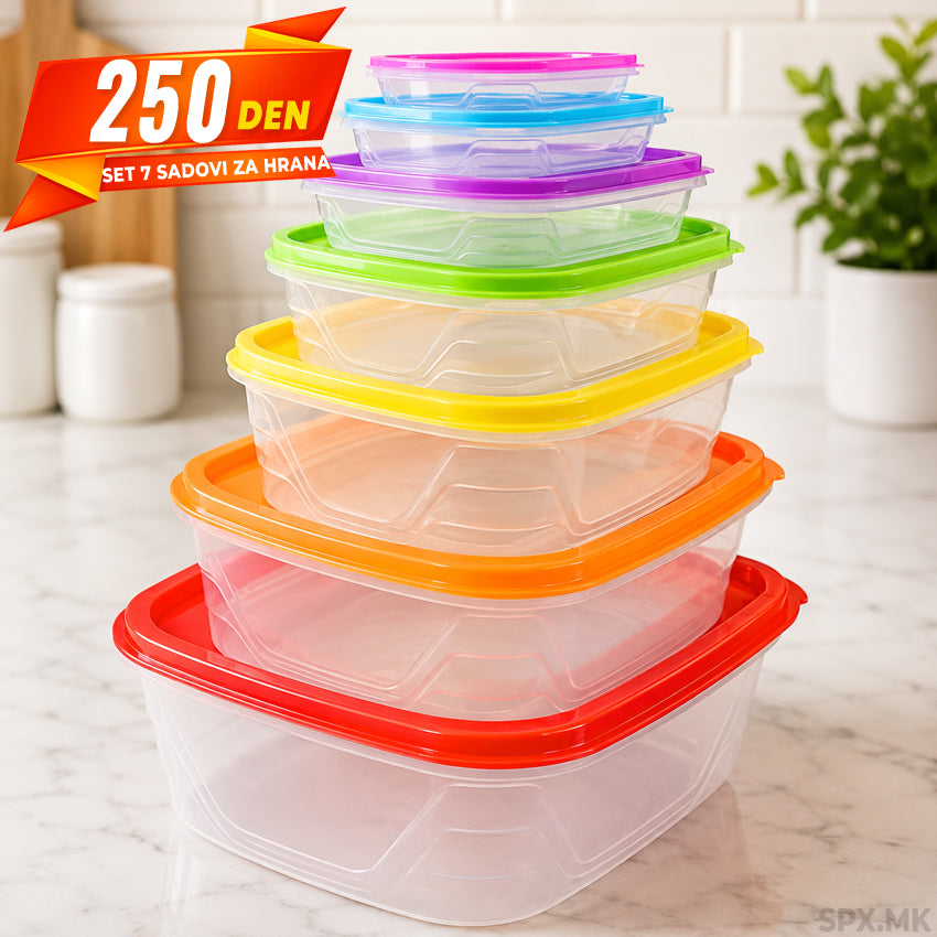Set Sadovi za Hrana 7 pcs