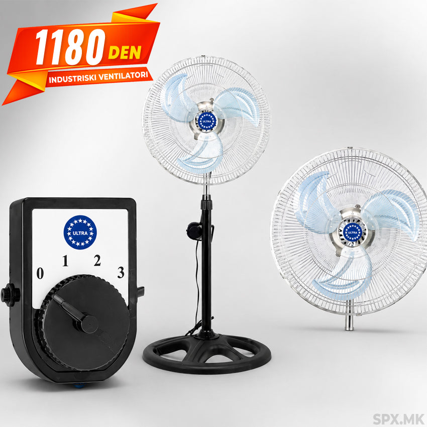 Industriski Ventilatori so Kontroler