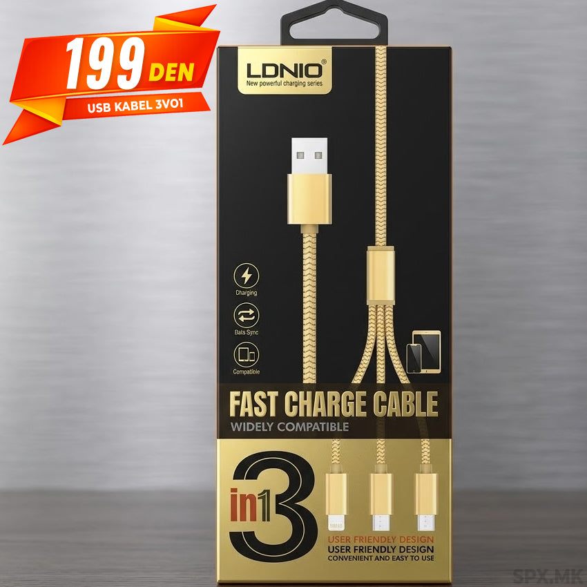 Usb Kabel 3vo1