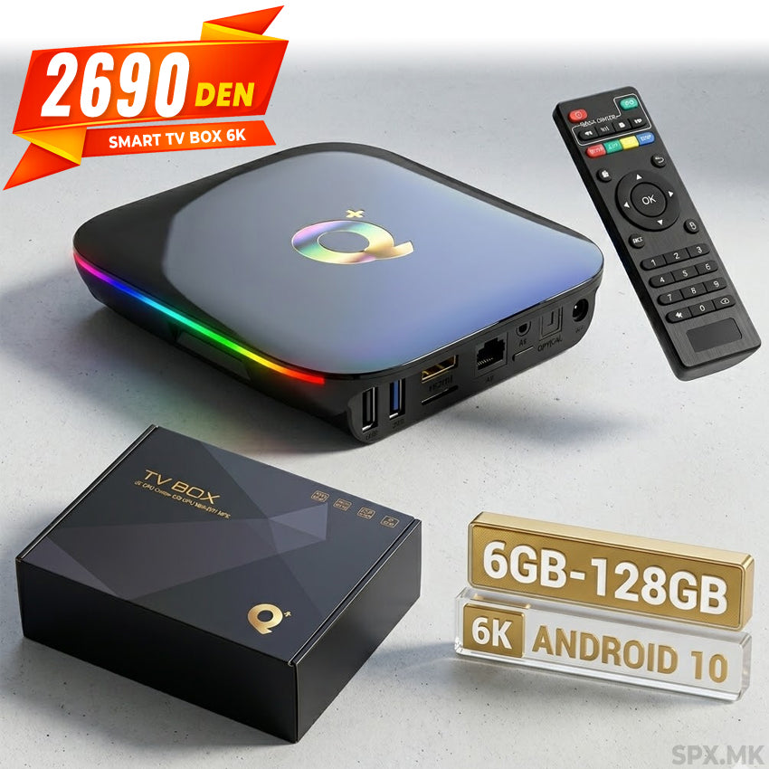 Smart TV Box Q+ 6K (6GB/128GB)