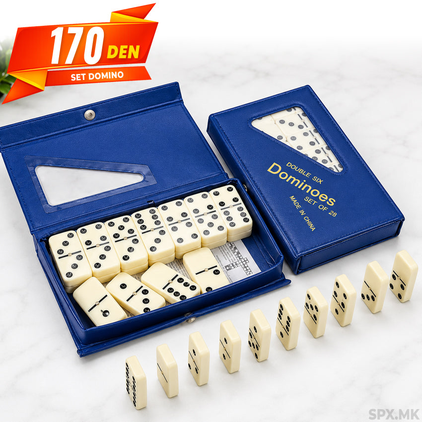 Set Domino vo Luksuzna Sina Kutija