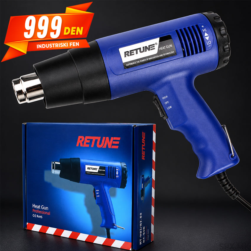 Profesionalen Elektricen Pistol za Topol Vozduh RETUNE