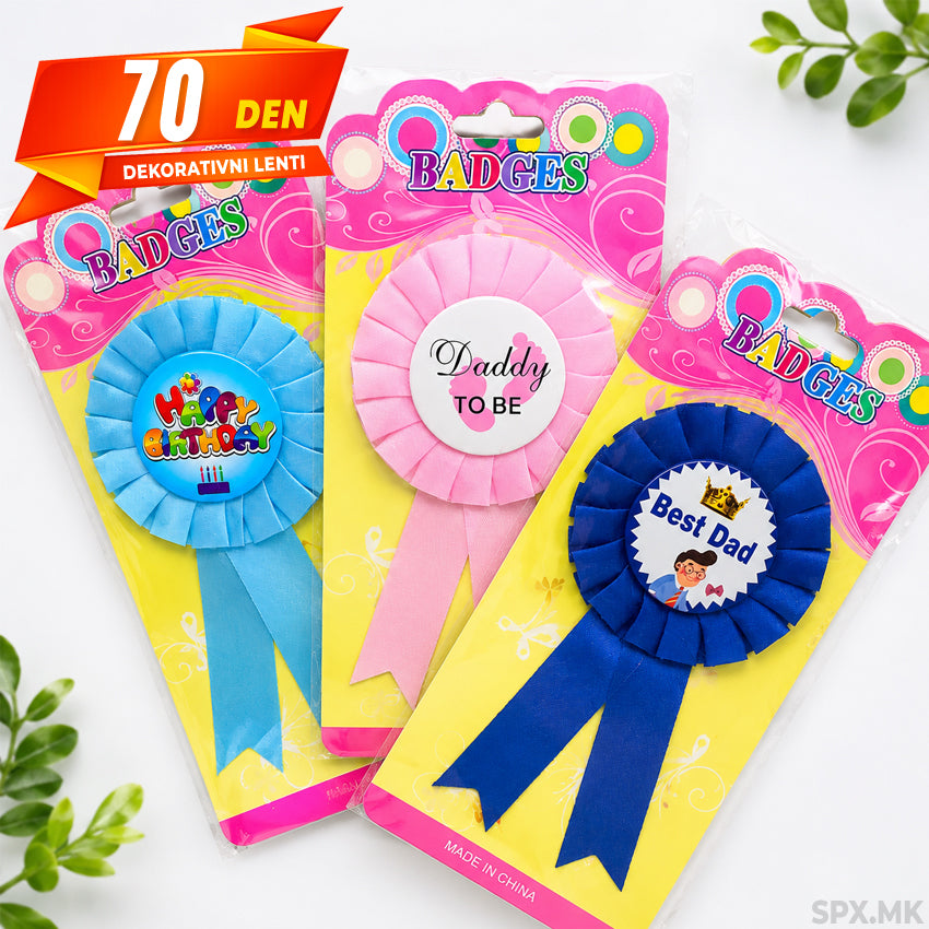 Dekorativni Lenti - Badges